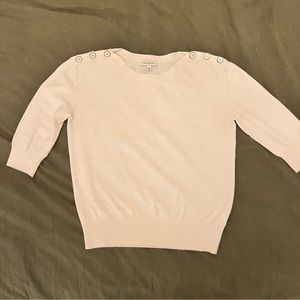Banana Republic Cotton/Angora Cream Sweater